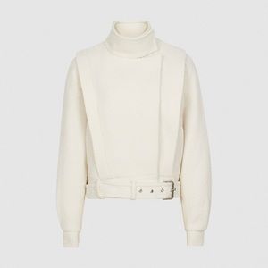 Reiss Cream Belted Blazer